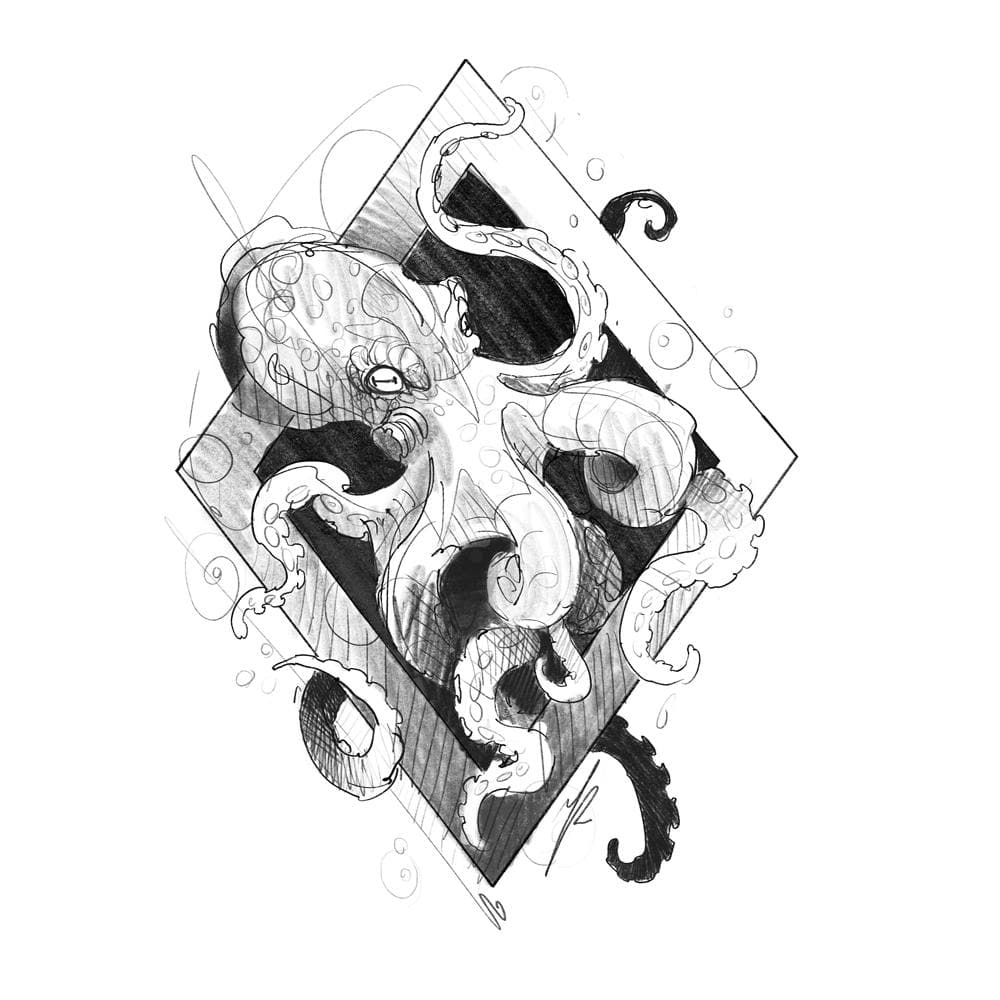 Abstract Octopus – Chronic Ink