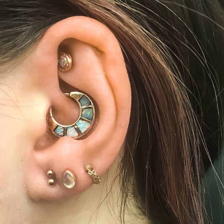 Types Of Ear Cartilage Piercings With Ear Piercing Chart Chronic Ink